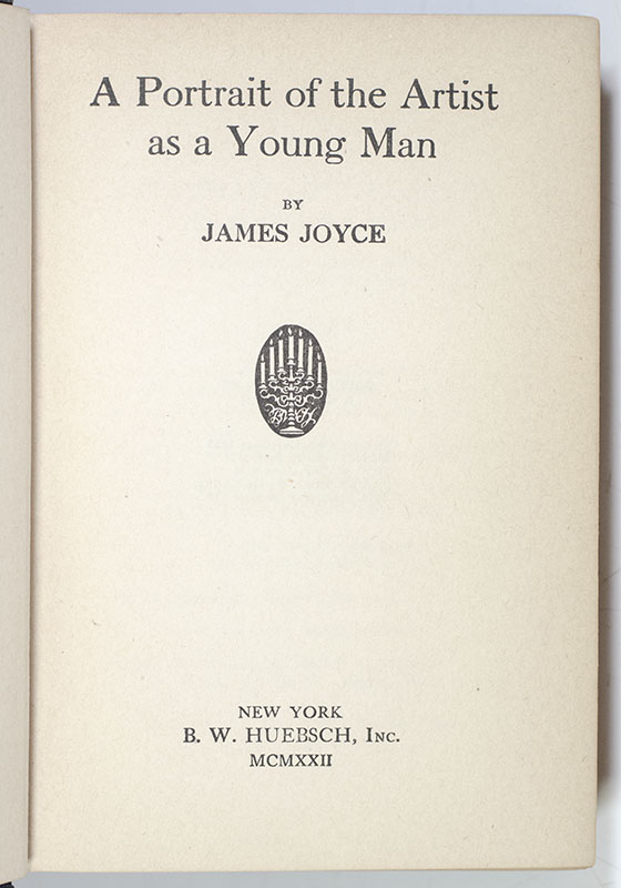 A Portrait of the Artist as a Young Man.