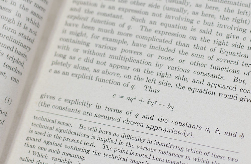 Rudimentary Mathematics for Economists and Statisticians.