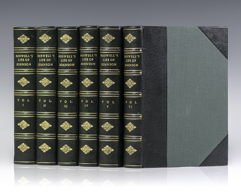Boswell’s Life of Johnson Including Boswell’s Journal of a Tour of the Hebrides and Johnson’s Diary of a Journey into North Wales.