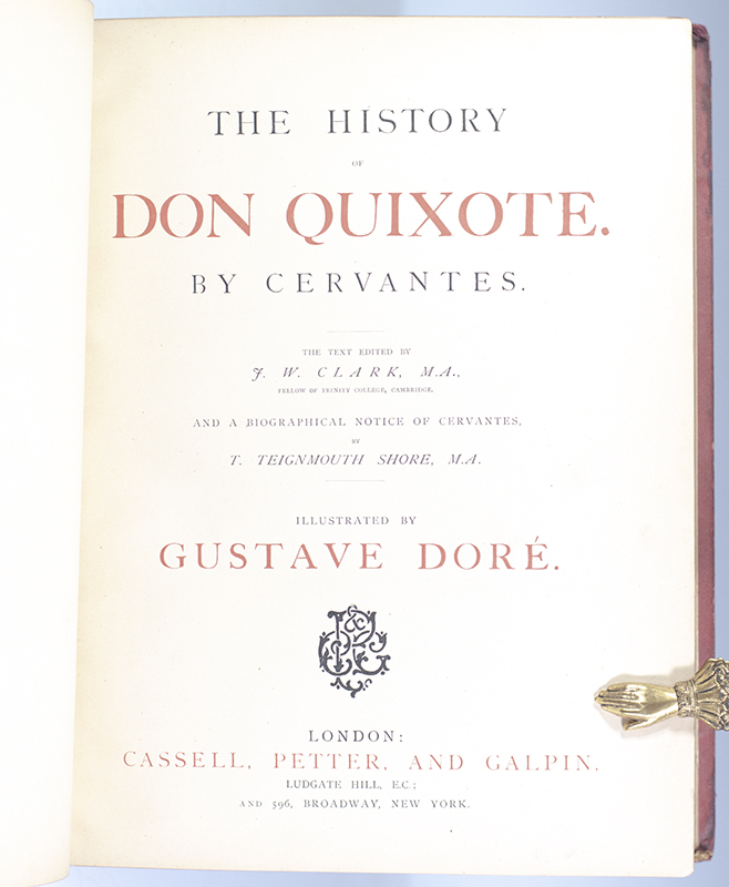 The History of Don Quixote by Cervantes.