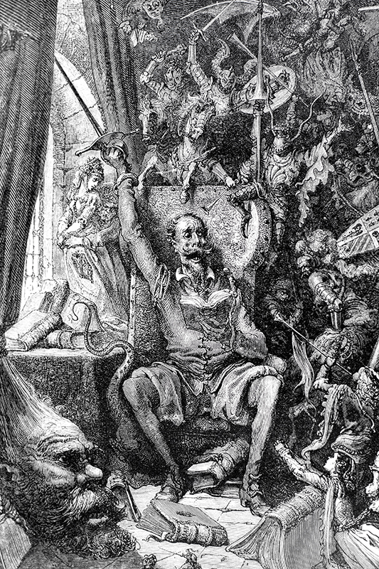The History of Don Quixote by Cervantes.