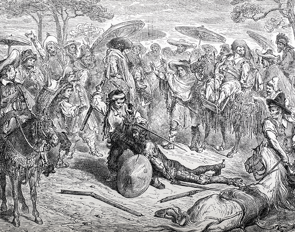 The History of Don Quixote by Cervantes.