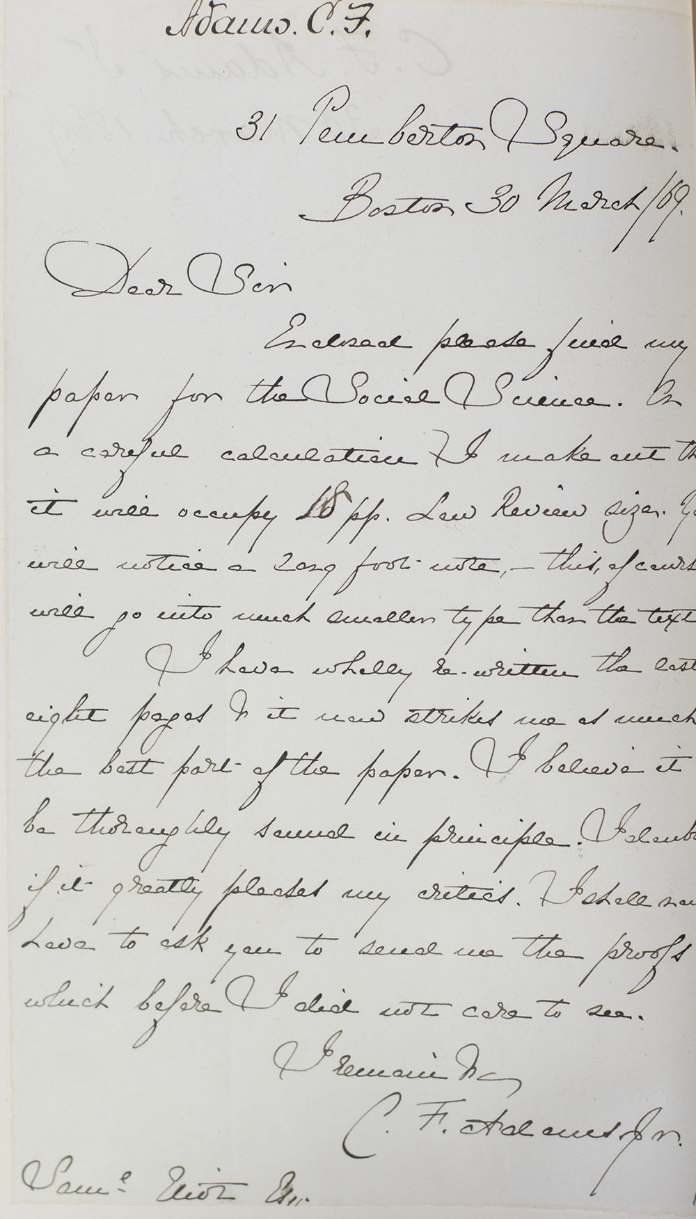 The Works of John Adams, Second President of the United States.