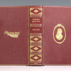 “Couldn't something temporary be done with a teapot?”: First Edition of Dickens' Dombey And Son; elaborately bound in full crushed morocco by Bayntun-Riviere
