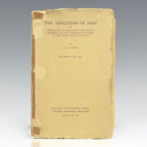The Abolition of Man.