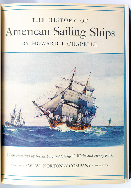 The History of American Sailing Ships.