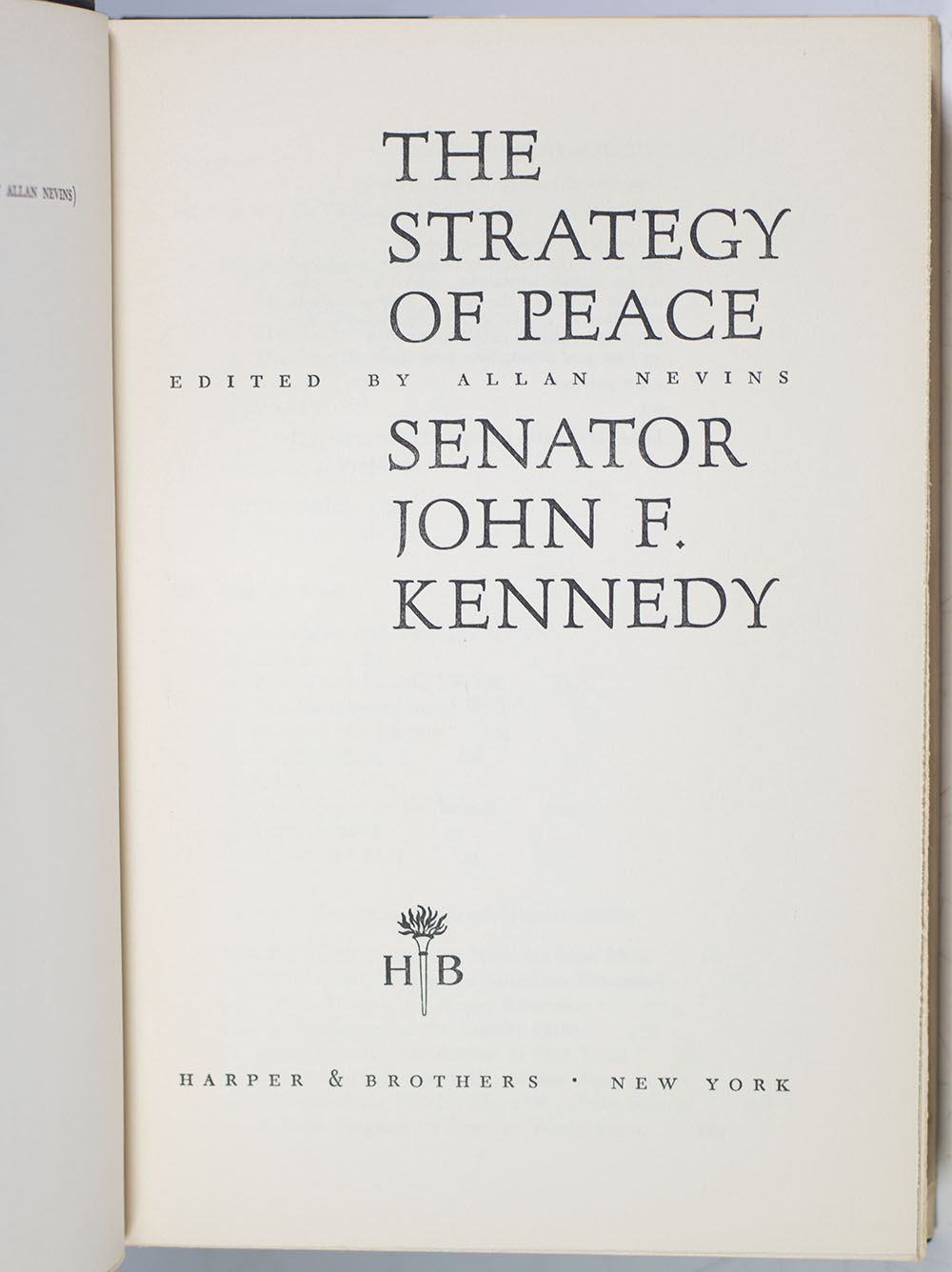 The Strategy of Peace.