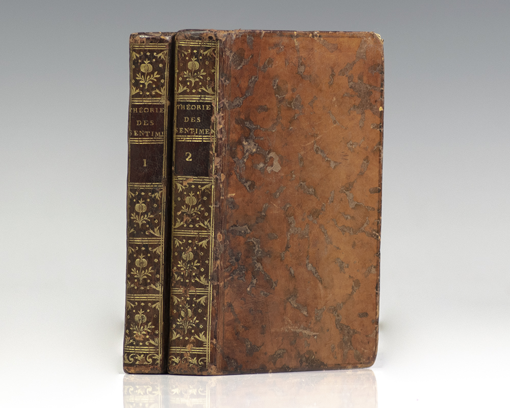 Metaphysique de l’Ame: ou Theorie des Sentimens Moraux, Traduit de l’Anglais De M. Adam Smith, Professeur de Philosophie Morale, dans l’Universite de Glasgow. [Theory of Moral Sentiments].
