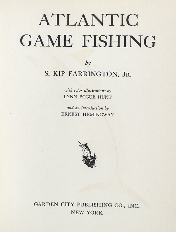 Atlantic Game Fishing.