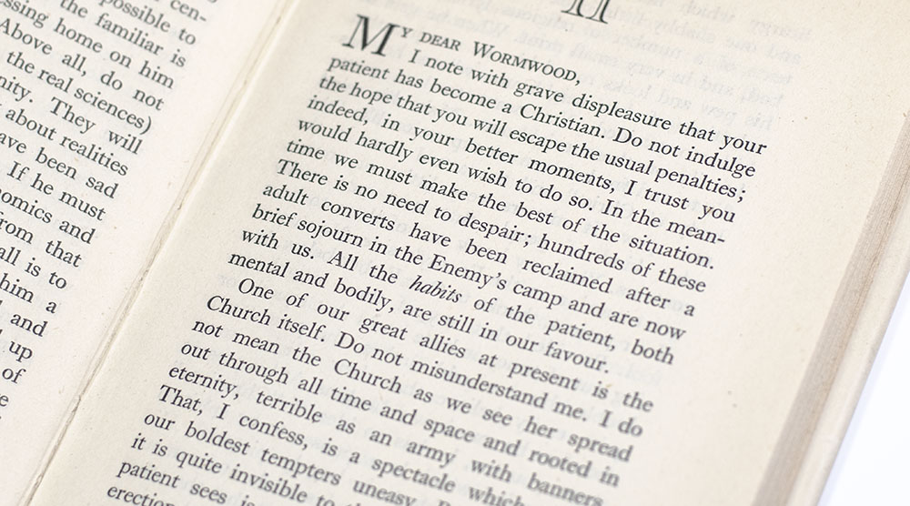 The Screwtape Letters.