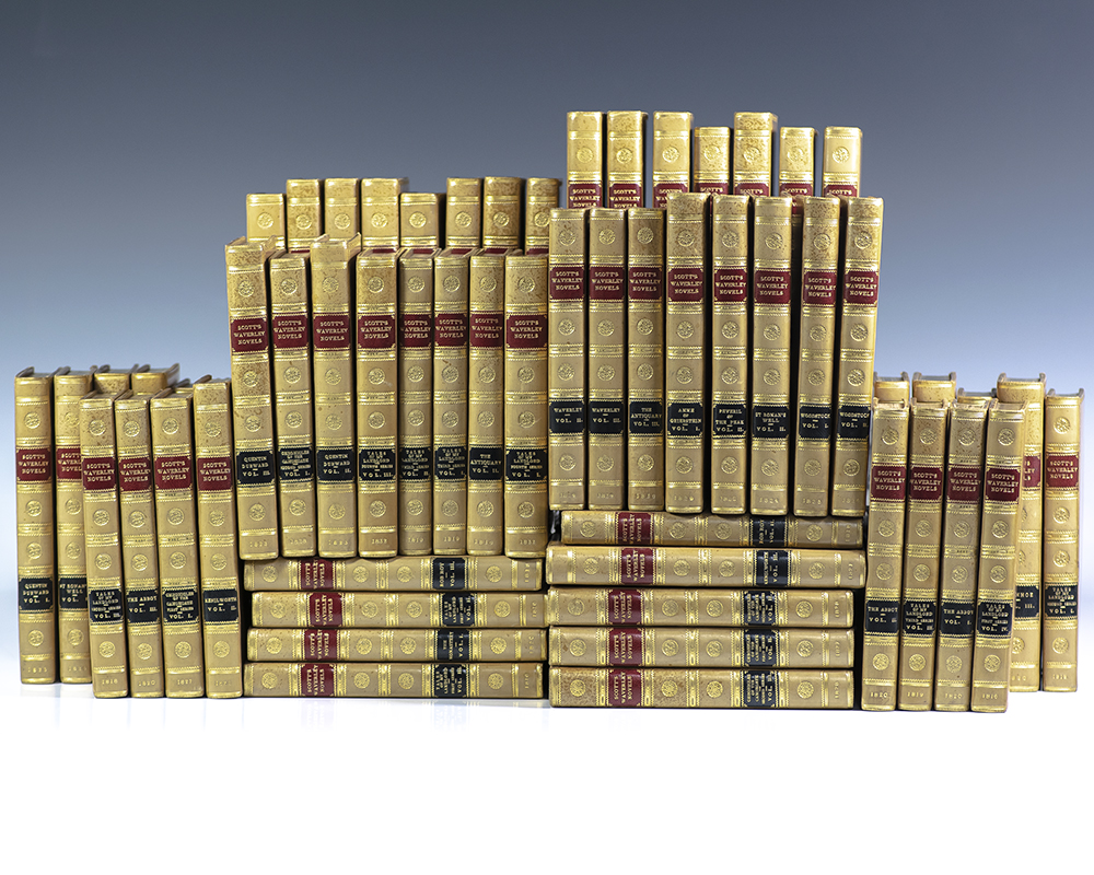 Scott’s Waverly Novels. [Waverley: or ‘Tis Sixty Years Since, Guy Mannering, The Antiquary, Rob Roy, Ivanhoe, Kenilworth, The Pirate, The Fortunes of Nigel, Peveril of the Peak, Quentin Durward, St. Ronan’s Well, Redgauntlet, The Betrothed, Talisman, Woodstock, or, the Cavalier, Chronicles of the Canongate, The Fair Maid Of Perth, Anne of Geierstein].