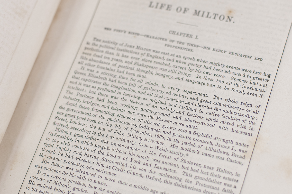 The Poetical Works of John Milton.