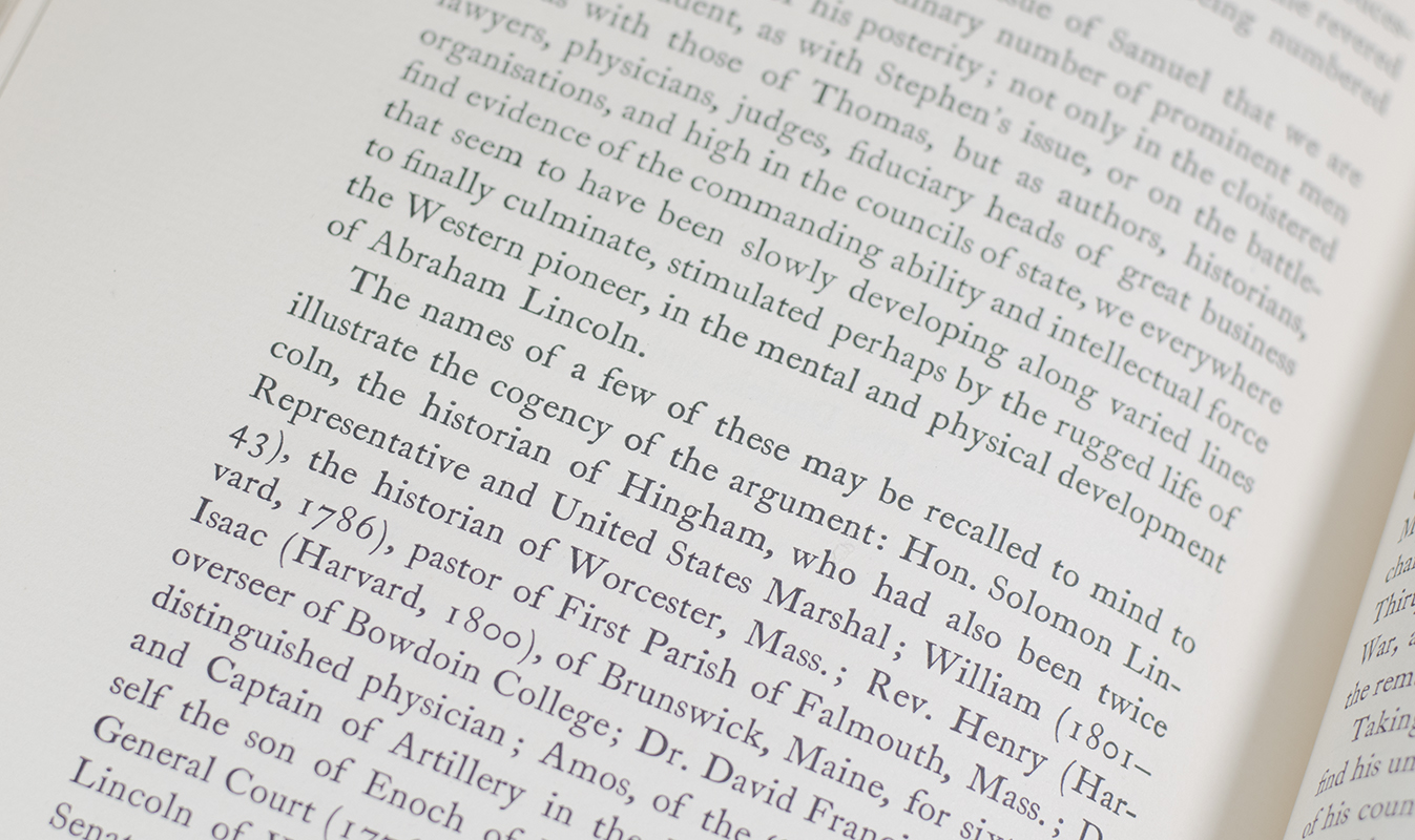 The Ancestry of Abraham Lincoln.
