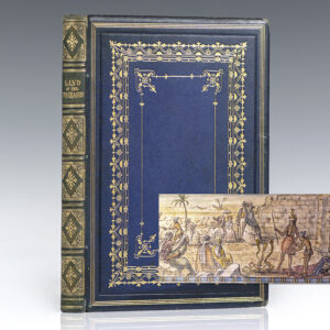 The Land of the Pharaohs. Egypt and Sinai: Illustrated by Pen and Pencil. [Fore-edge Painting]