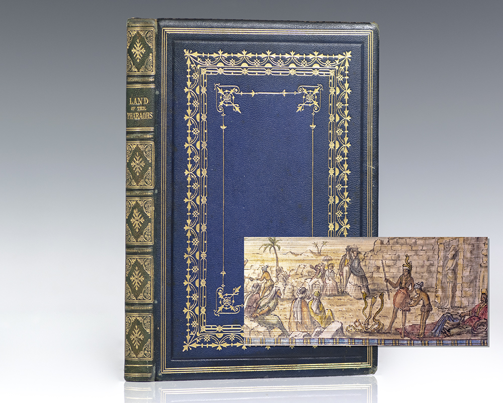 The Land of the Pharaohs. Egypt and Sinai: Illustrated by Pen and Pencil. [Fore-edge Painting]