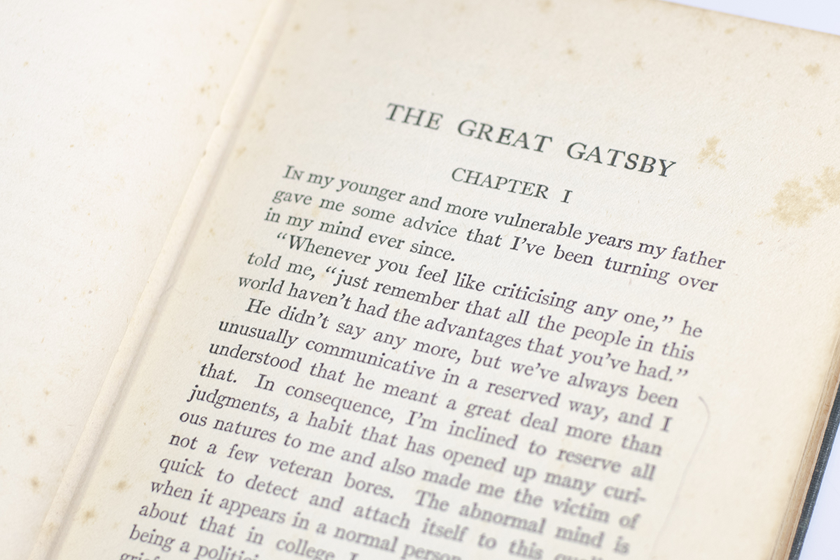 The Great Gatsby.