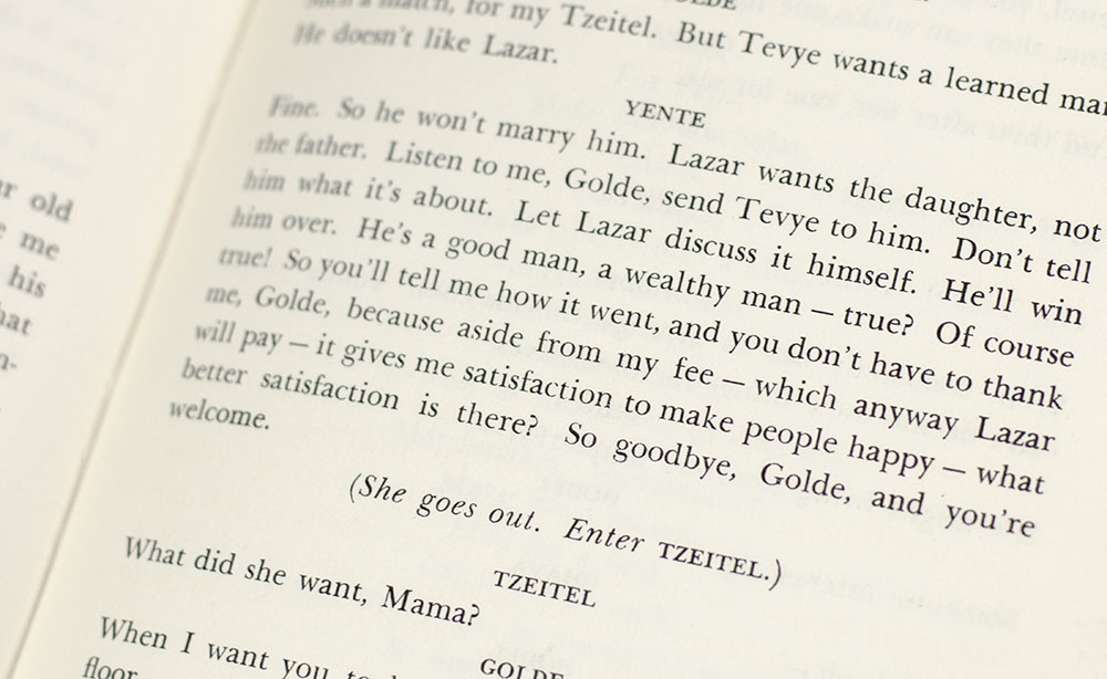 Fiddler on the Roof.