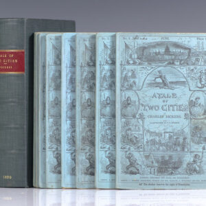 Scarce complete First edition, first issue of Charles Dickens' A Tale of Two Cities; in the original monthly parts; with three variant issues of part 1