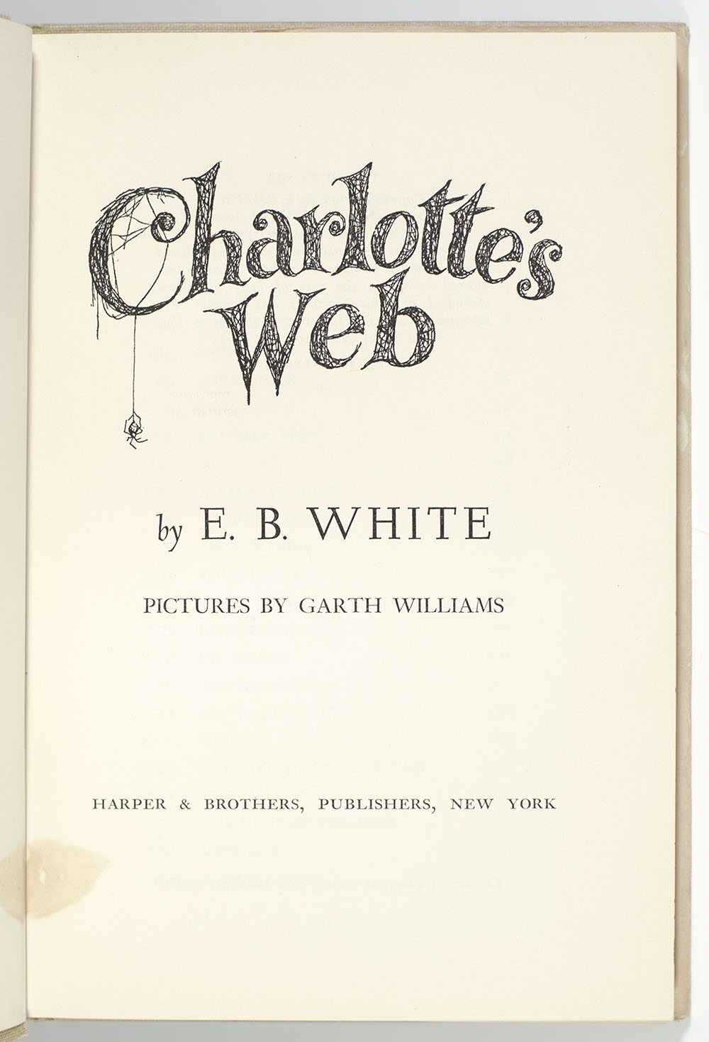 Charlotte's Web.