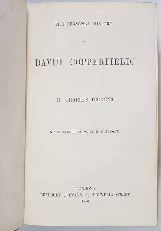 The Personal History of David Copperfield.