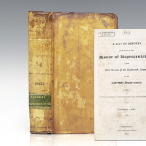 Message from the President of the United States, to Both Houses of Congress, at the Commencement of the First Session of the Eighteenth Congress. December 2, 1823.