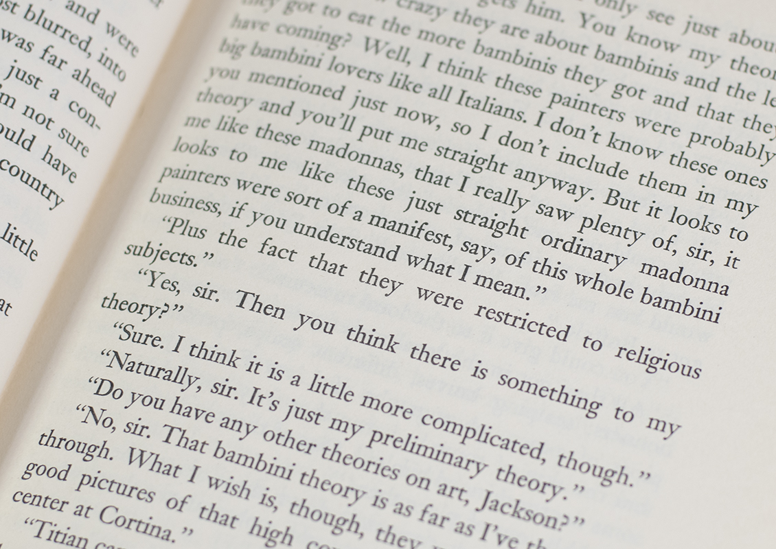 Across the River and Into the Trees.