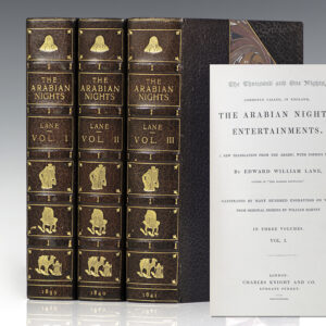 The Thousand and One Nights, Commonly Called, In England, The Arabian Nights' Entertainments.