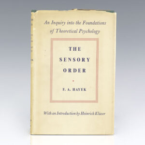 The Sensory Order. An Inquiry Into the Foundations of Theoretical Psychology.