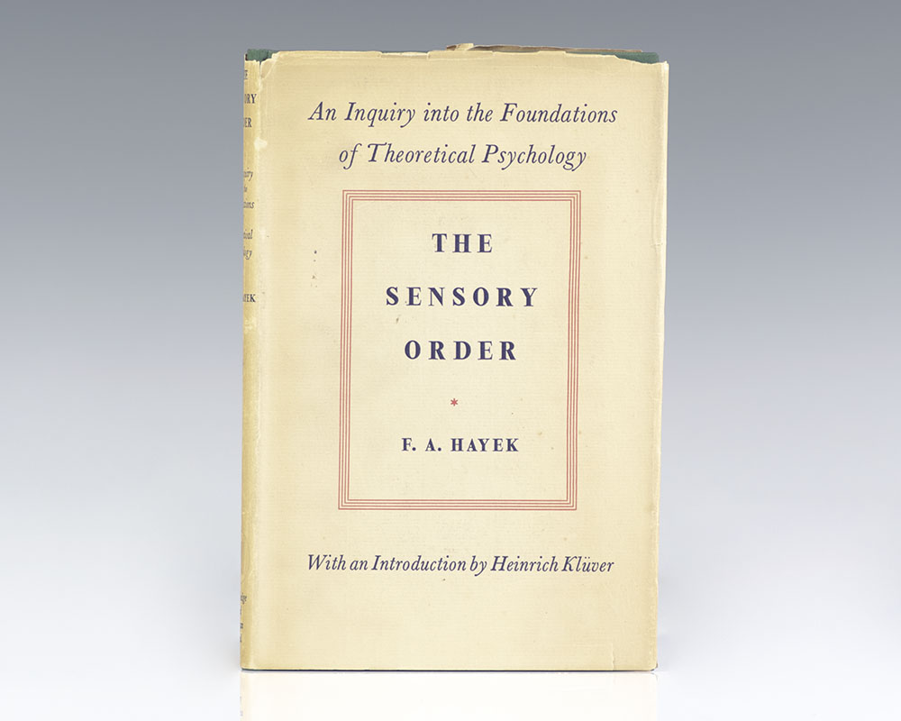 The Sensory Order. An Inquiry Into the Foundations of Theoretical Psychology.