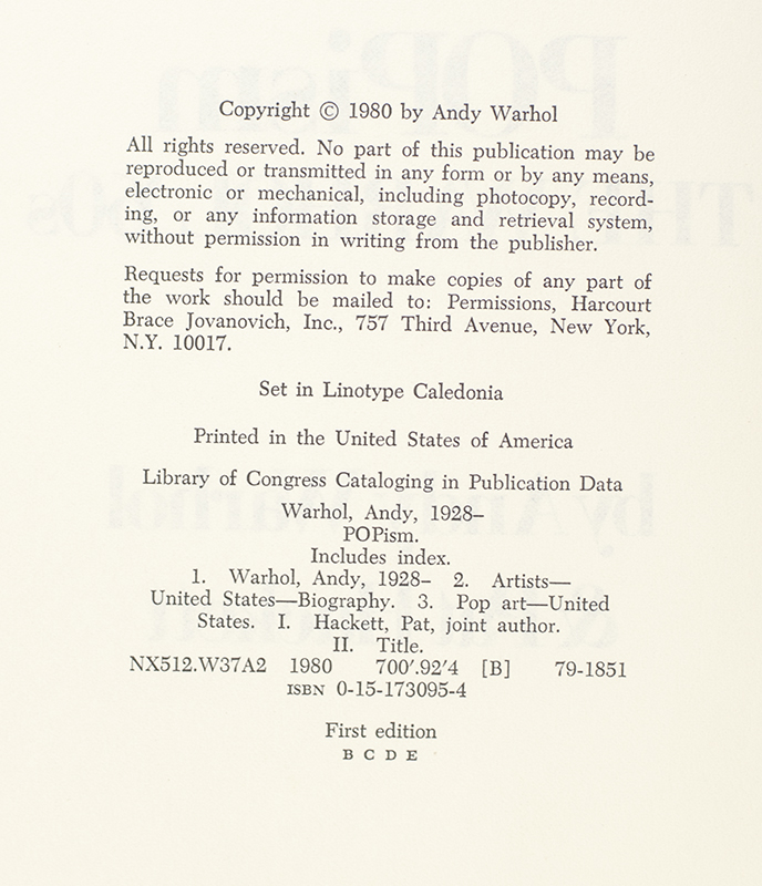 POPism: The Warhol '60s.