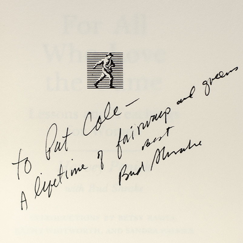 For All Who Love the Game: Lessons and Teachings for Women.