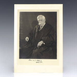 Oliver Wendell Holmes, Jr. Signed Photograph.