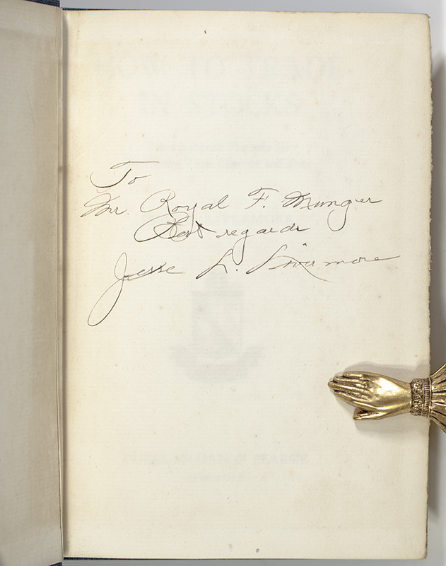 How to Trade in Stocks: The Livermore Formula for Combining Time Element and Price.