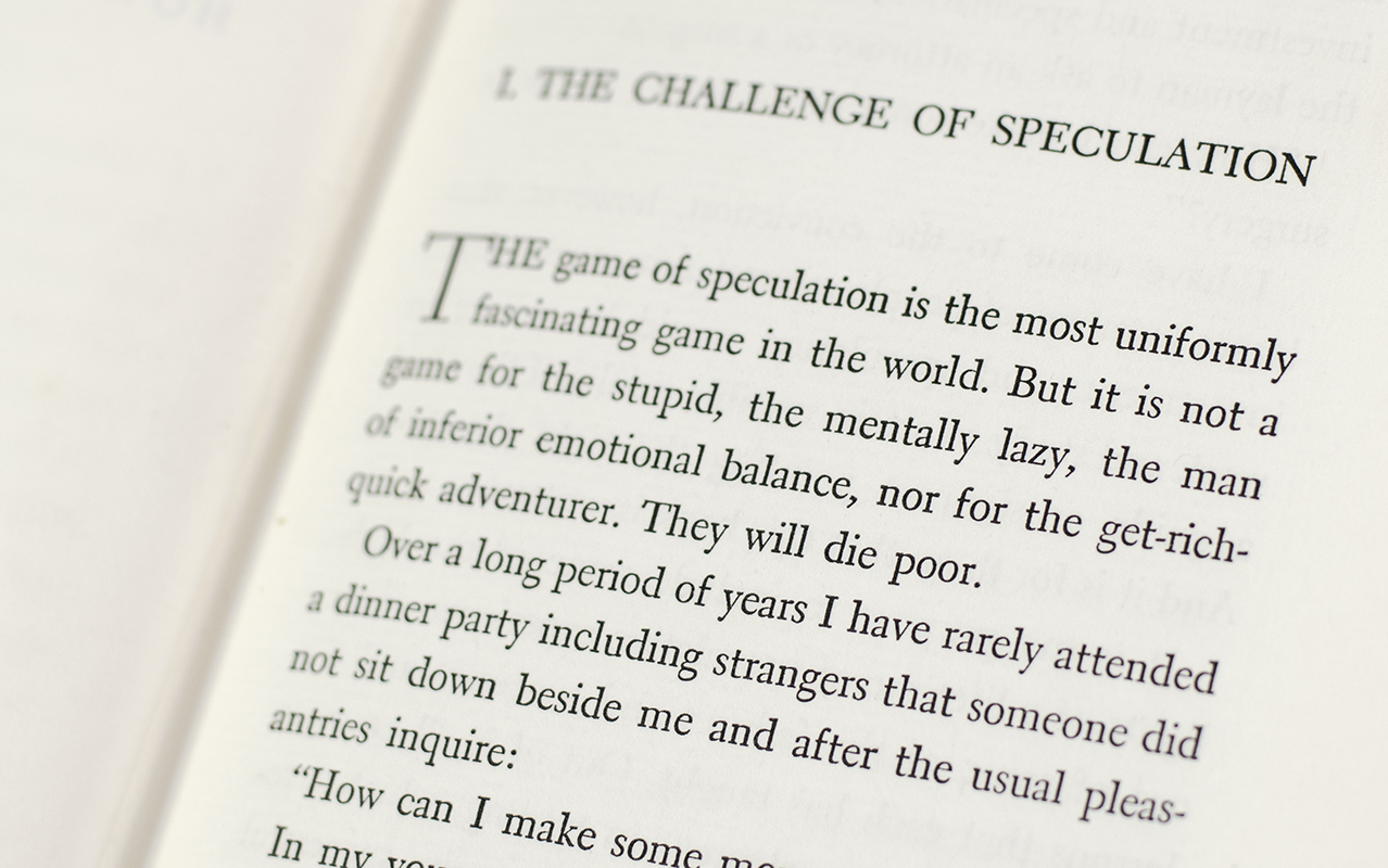 How to Trade in Stocks: The Livermore Formula for Combining Time Element and Price.
