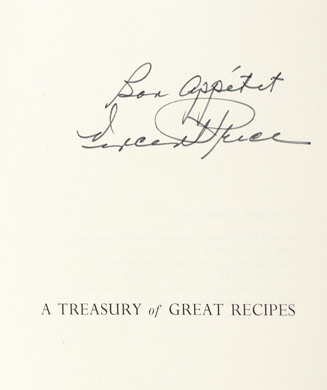 A Treasury of Great Recipes.