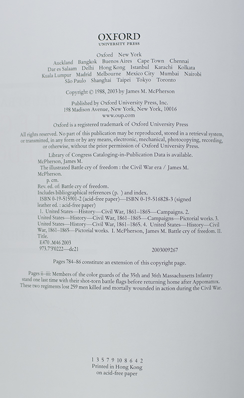 The Illustrated Battle Cry of Freedom: The Civil War Era.