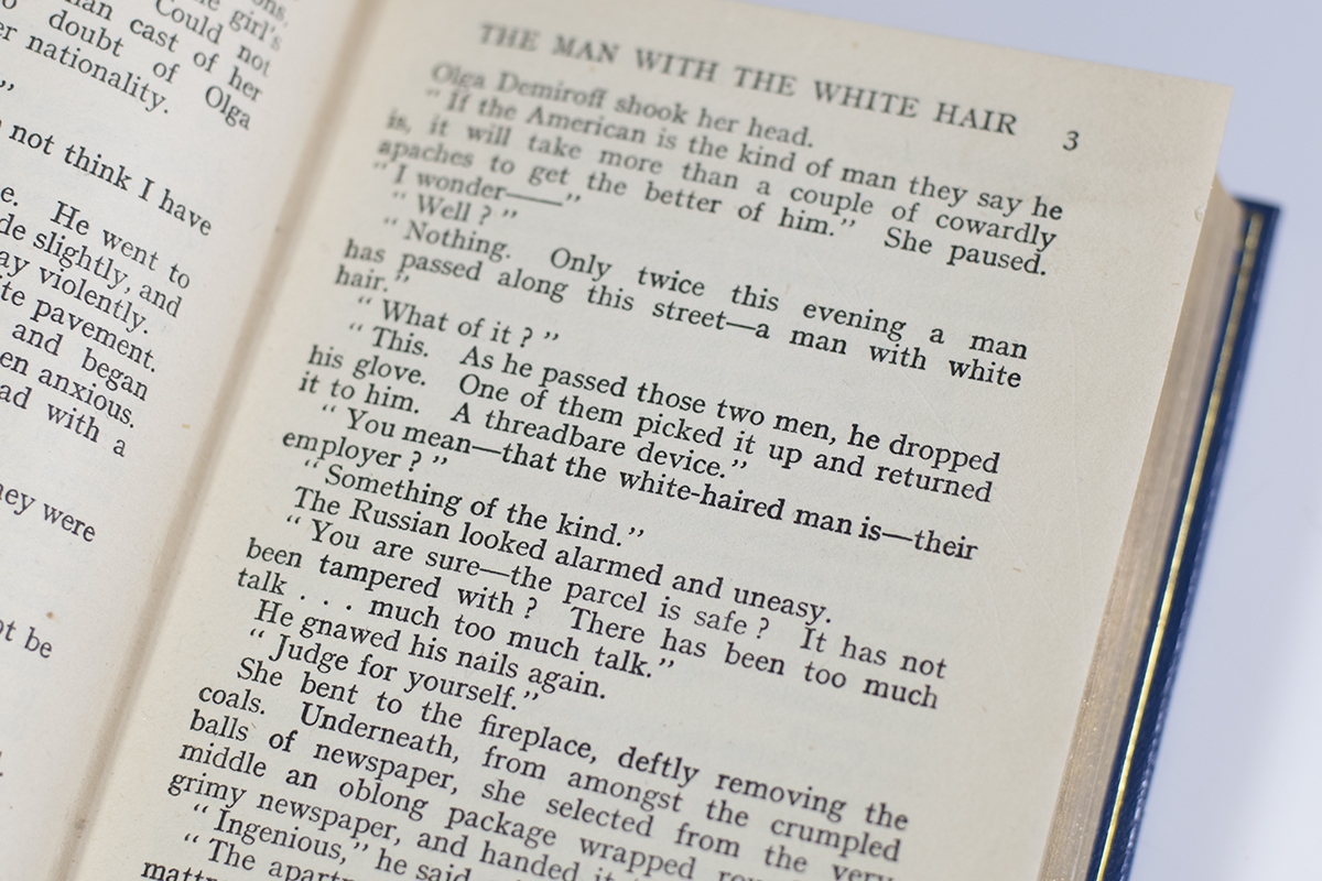 The Mystery of the Blue Train.