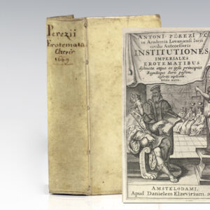 Institutiones Imperiales Erotematibus Distinctae.