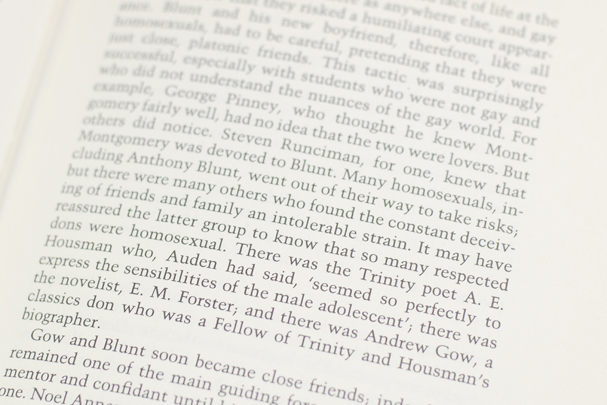 Conspiracy of Silence: The Secret Life of Anthony Blunt.