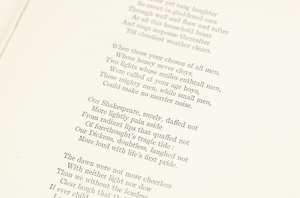 The Springtide of Life: Poems of Childhood by Algernon Charles Swinburne.