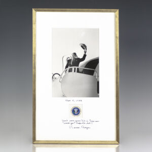 Ronald Reagan Signed Photograph.
