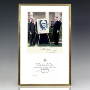 Ronald Reagan Signed Photograph.