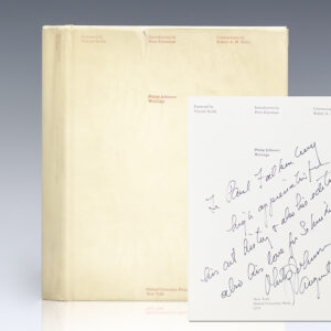 Philip Johnson: Writings.