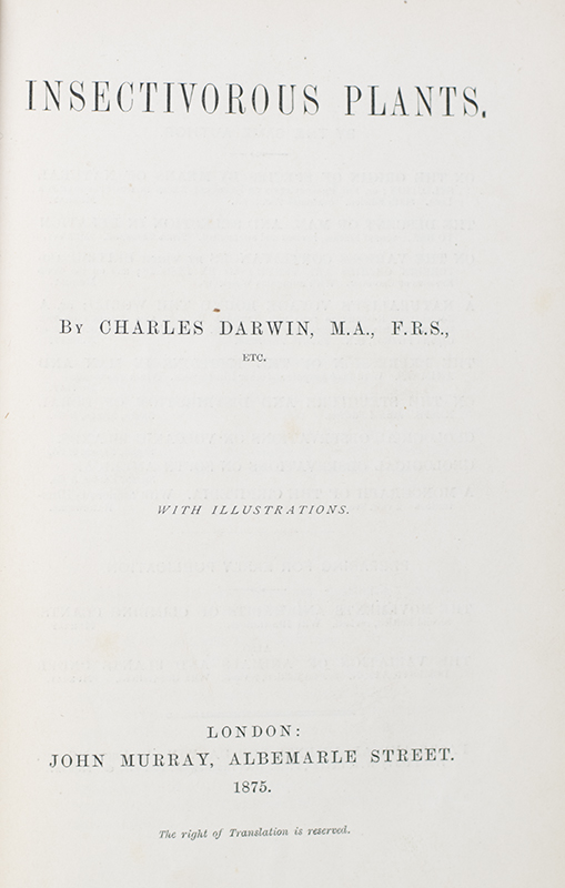 Insectivorous Plants.