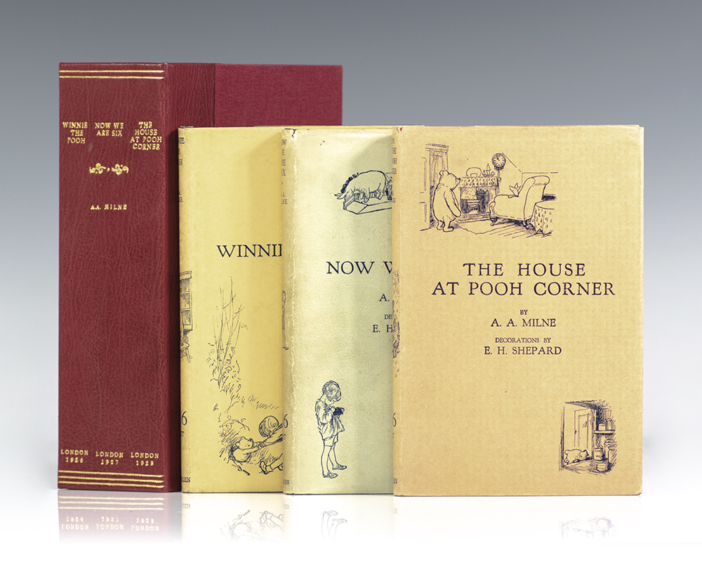 The Pooh Books: Winnie-The-Pooh, Now We Are Six, and the House at Pooh Corner.
