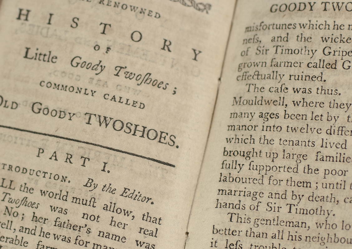 The History of Little Good Twoshoes; Otherwise Called Mrs. Margery Twoshoes.