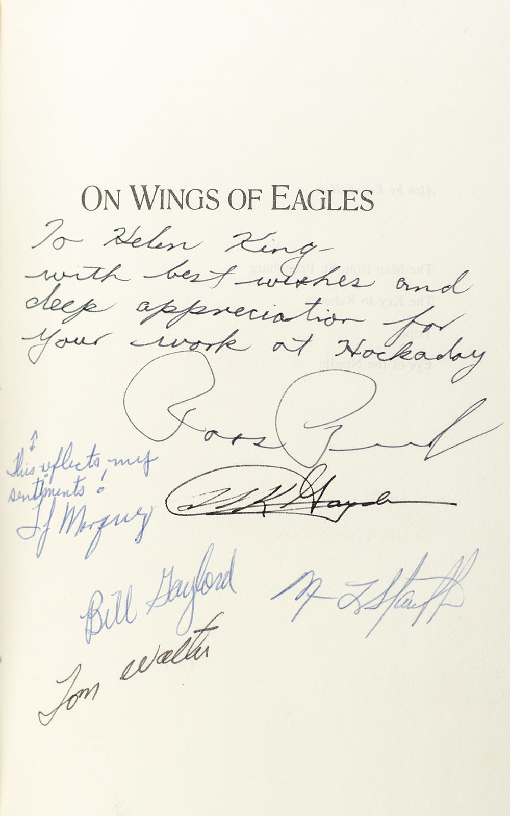 On Wings of Eagles.