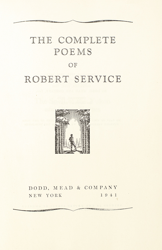The Complete Poems of Robert Service.