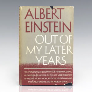 Out of My Later Years.