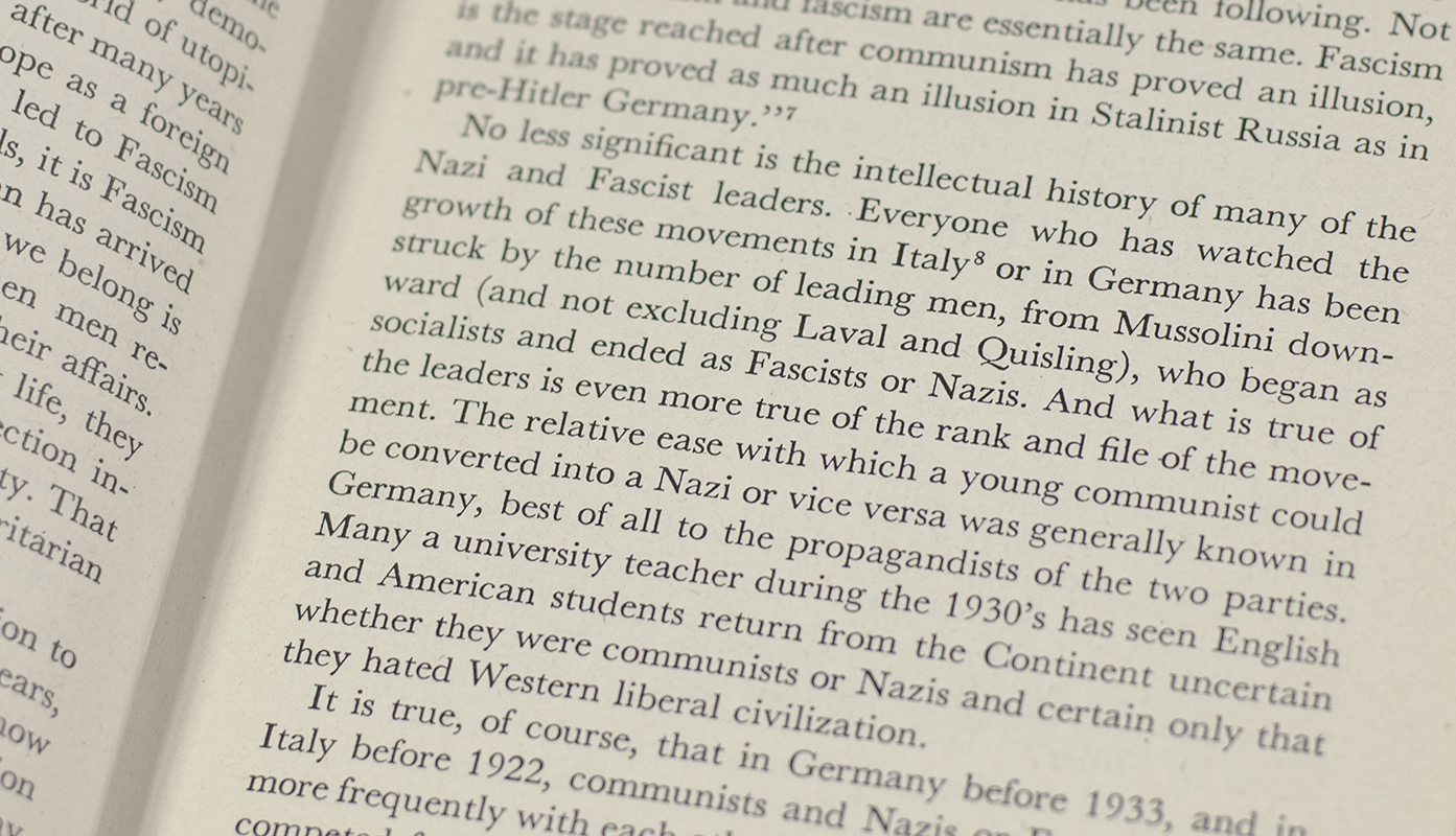 The Road to Serfdom.